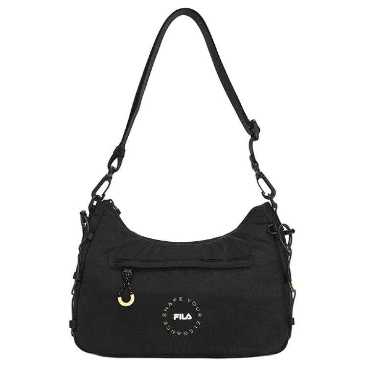 FILA Fabric Shoulder Bag Unisex Black