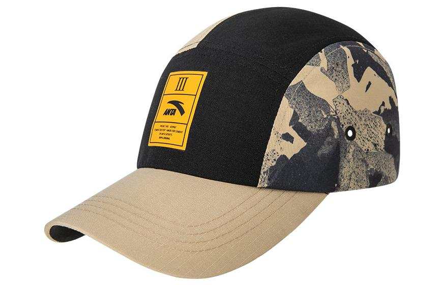 ANTA Anta Cotton Baseball Caps Unisex Papaya/Basic Black