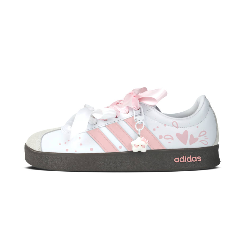 Adidas Adidas Vl Court Classic German Army Trainers Unisex Low Top White