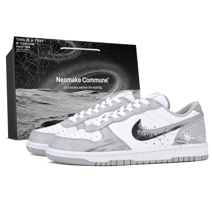 Nike Nike Big Skateboard Shoes Unisex Low Top Gray