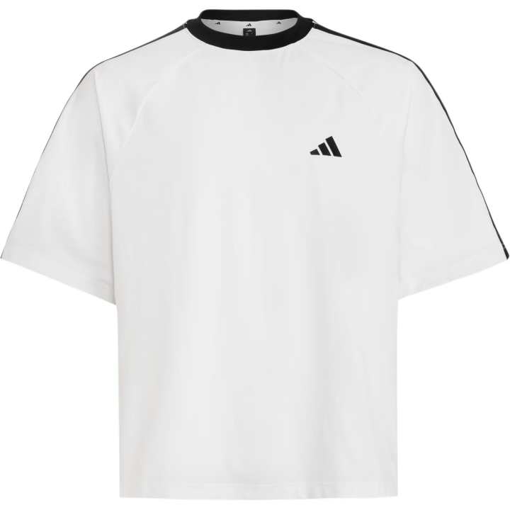 Adidas Adidas T Shirts Men's White/Black Crew Neck Moderate