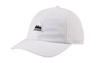 BURTON Cotton Baseball Caps Unisex White/Light Blue