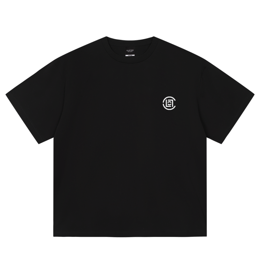 CLOT T Shirts Men's Ink Black Crew Neck Moderate Straight Fit