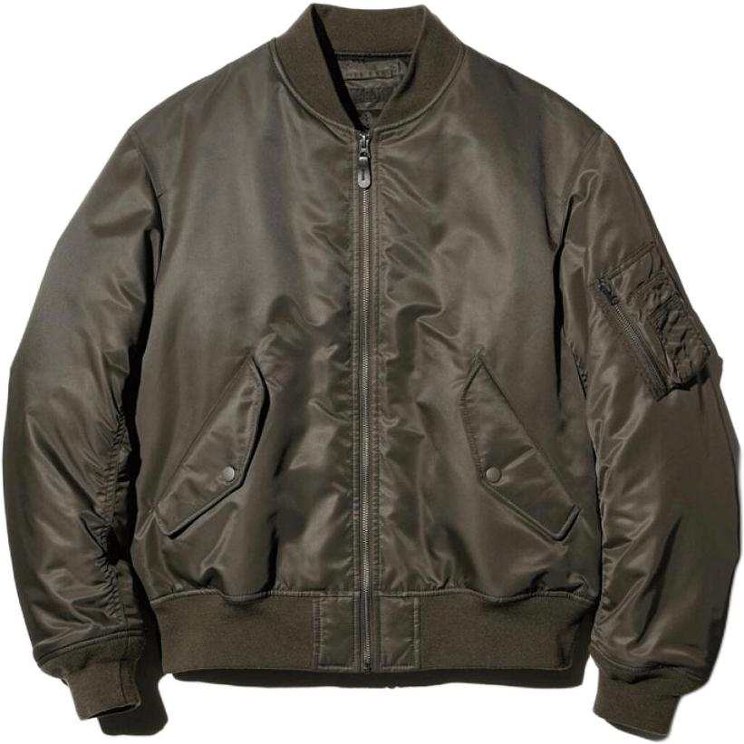 UNIQLO FW26 Puffer Jackets Unisex Brown Black Baseball Collar Moderate