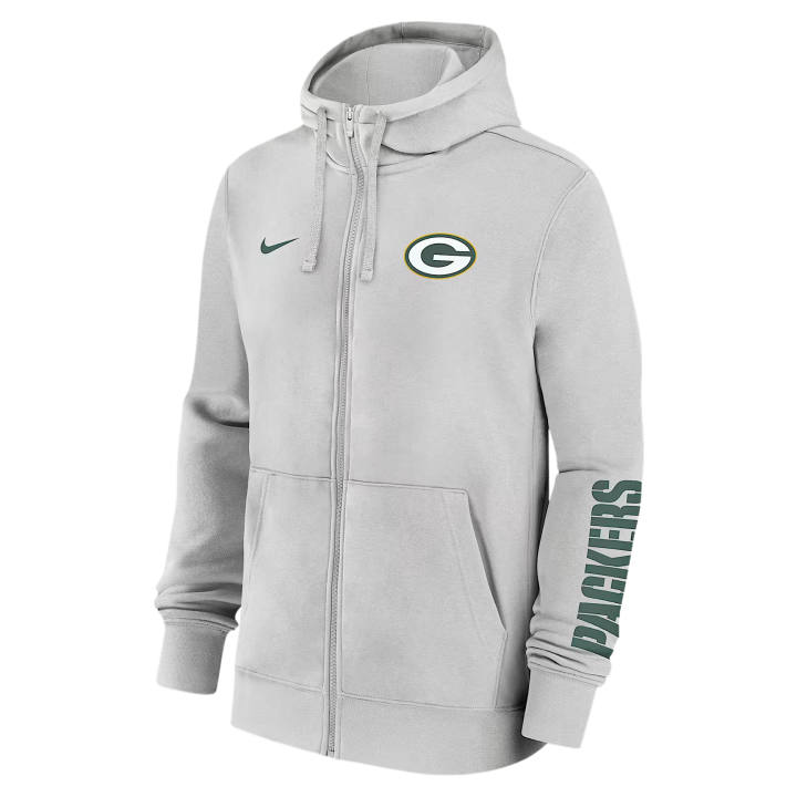 Nike Nike NFL Sweatshirts Men's Gray Hooded Non Detachable Moderate