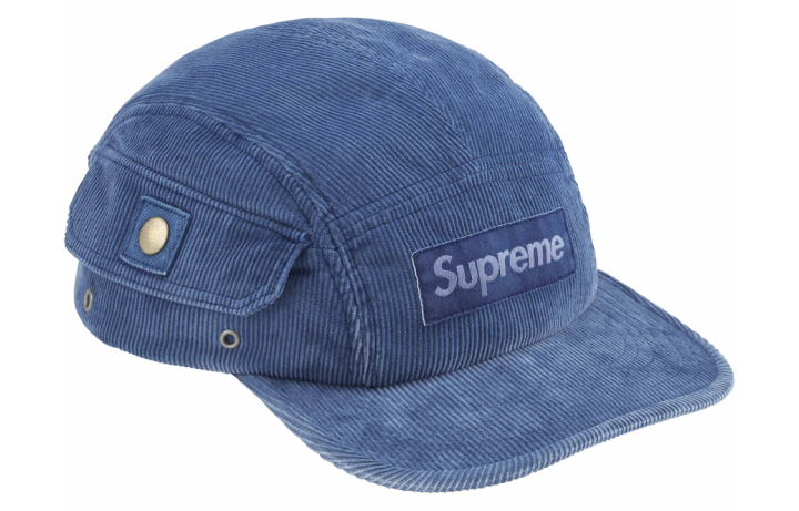 Supreme Supreme 100% Cotton Corduroy Baseball Caps Unisex Blue