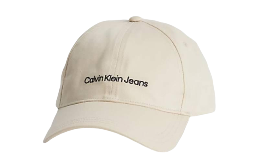 CALVIN KLEIN Cotton Baseball Caps Men's Beige