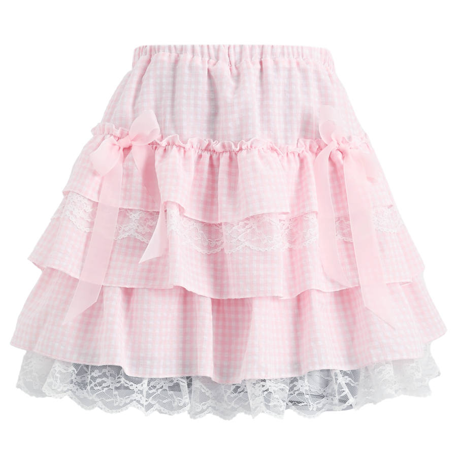 SNBL Casual Short Skirts Women's Moderate Short Skirt Tiered Skirt