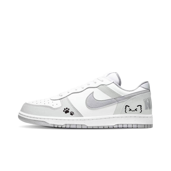 Nike Nike Big Skateboard Shoes Unisex Low Top White/Gray