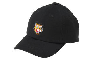 Onitsuka Tiger Printed Pattern Baseball Caps Unisex Black
