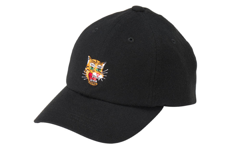 Onitsuka Tiger Onitsuka Tiger Printed Pattern Baseball Caps Unisex Black