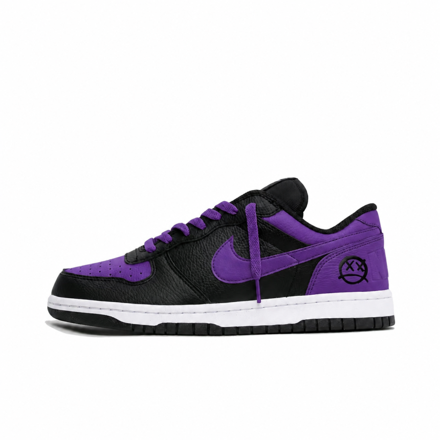 Nike Nike Big Low Lux Skateboard Shoes Unisex Low Top Black Purple