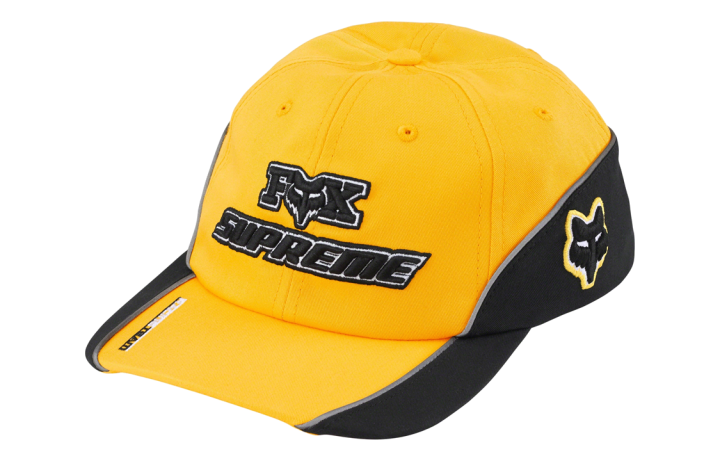 Supreme Supreme Cotton Baseball Caps Unisex Yellow