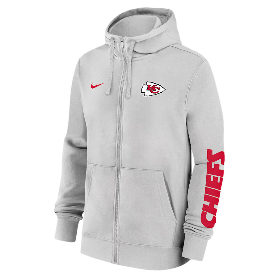 Nike Nike NFL Sweatshirts Men's Gray Hooded Non Detachable Moderate