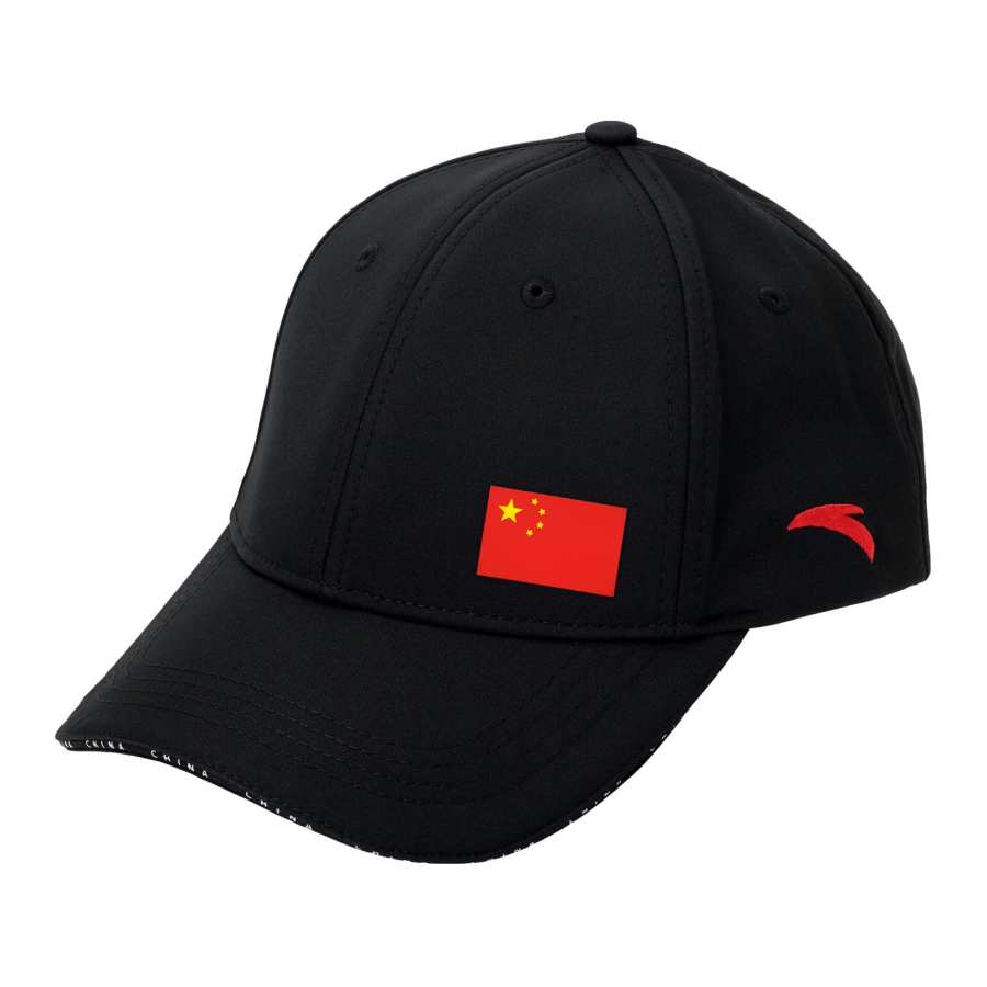 ANTA Anta Polyester Baseball Caps Unisex Black/White