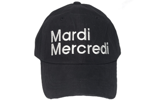 MARDI MERCREDI Cotton, Polyester, Nylon Baseball Caps Women's Black