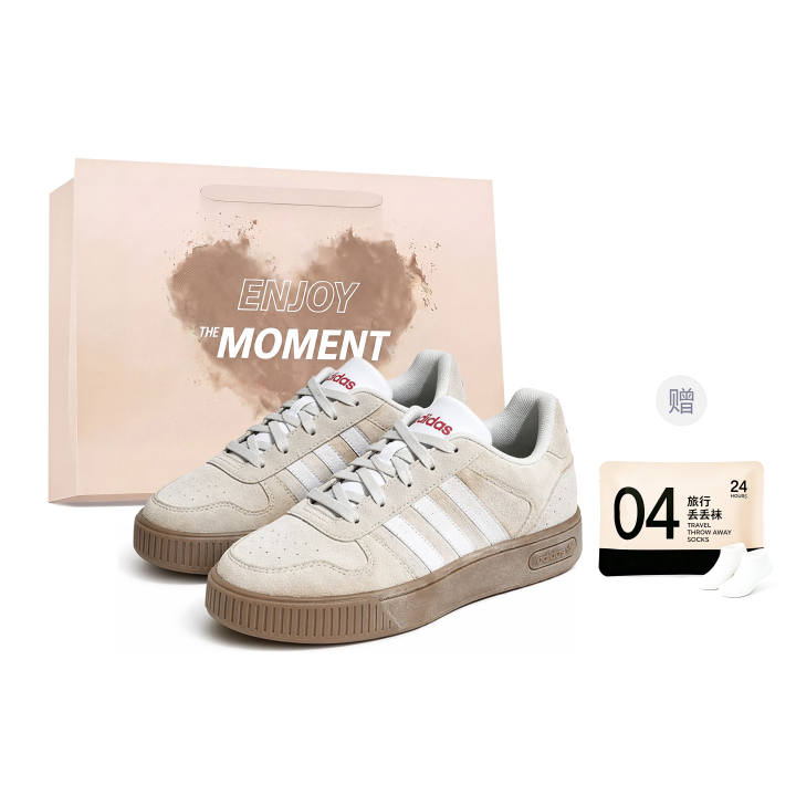 Adidas Adidas Skateboard Shoes Unisex Low Top Beige/White/Brown