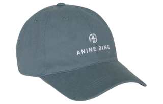 Anine Bing Cotton Baseball Caps Women's Light Blue