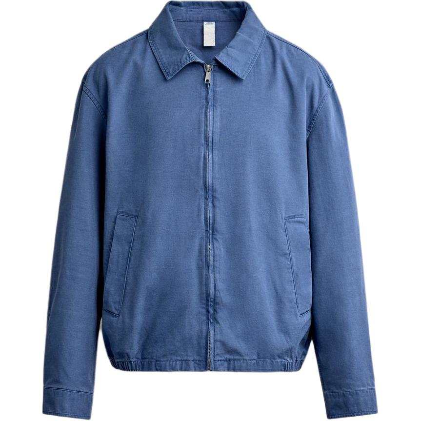 ZARA ZARA Jackets Men's Blue Lapel Moderate