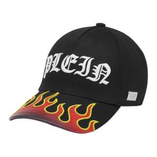 Philipp Plein Flame logo-embroidered cap