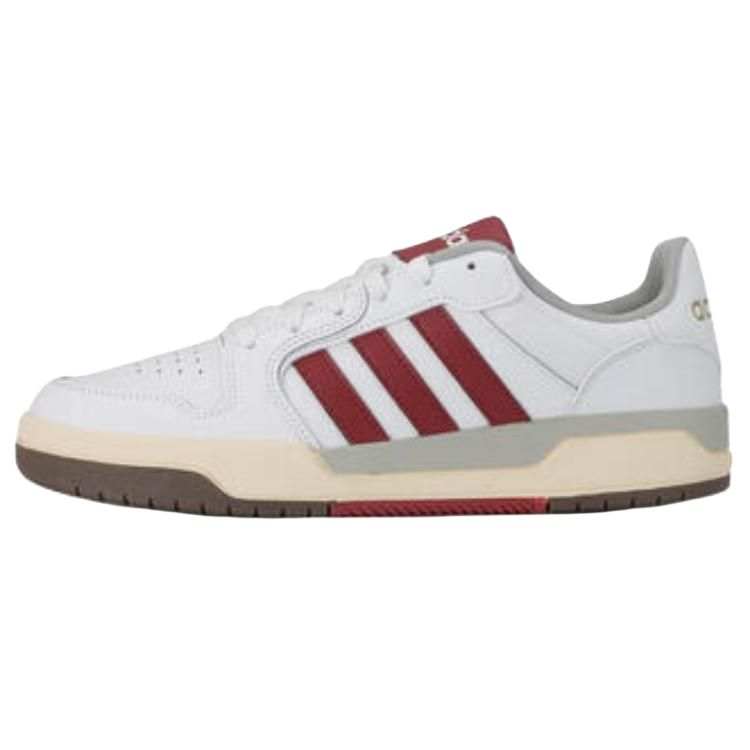 Adidas Adidas ENTRAP Slip Resistant Abrasion Resistant Low top Skateboard Shoes Unisex White Red