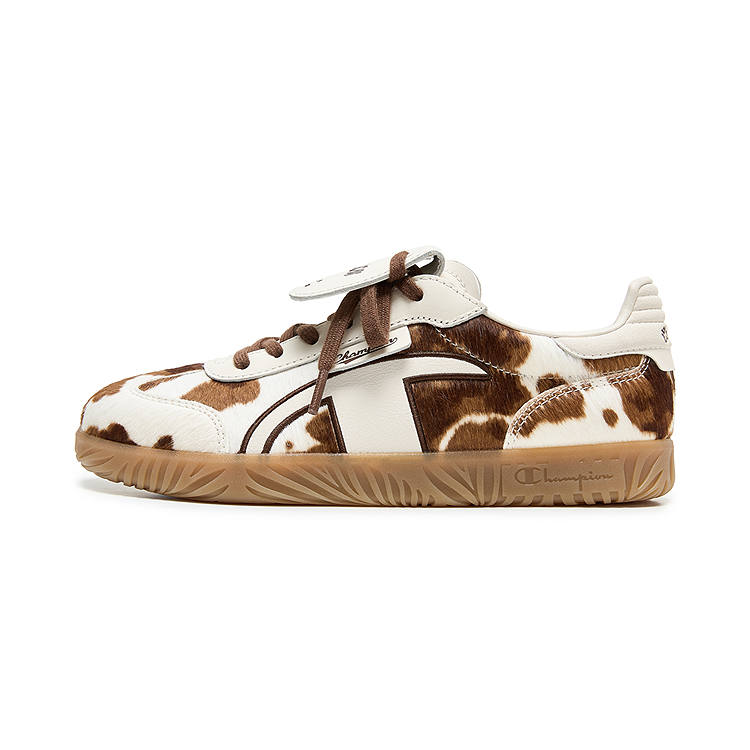 Champion Skateboard Shoes Women's Low Top Pinecone Brown/Milk White