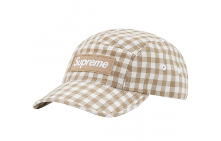 Supreme Supreme Gingham Camp Cap