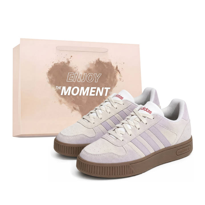 Adidas Adidas Skateboard Shoes Unisex Low Top Beige/Purple/Brown