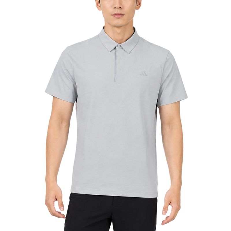 Adidas Adidas Polo Shirts Men's Beige Gray Polo Collar Moderate