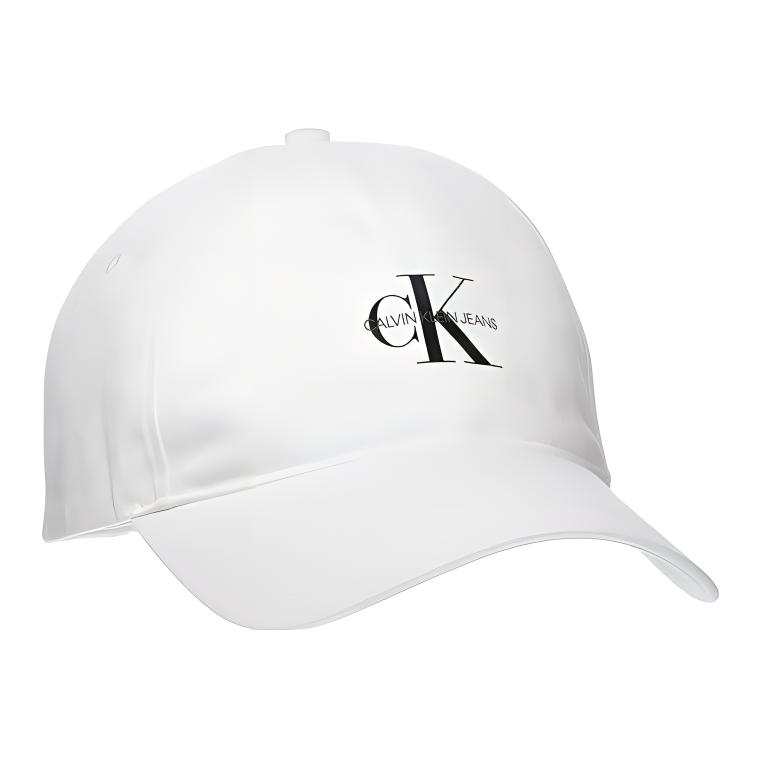 CALVIN KLEIN Cotton Baseball Caps Men's White