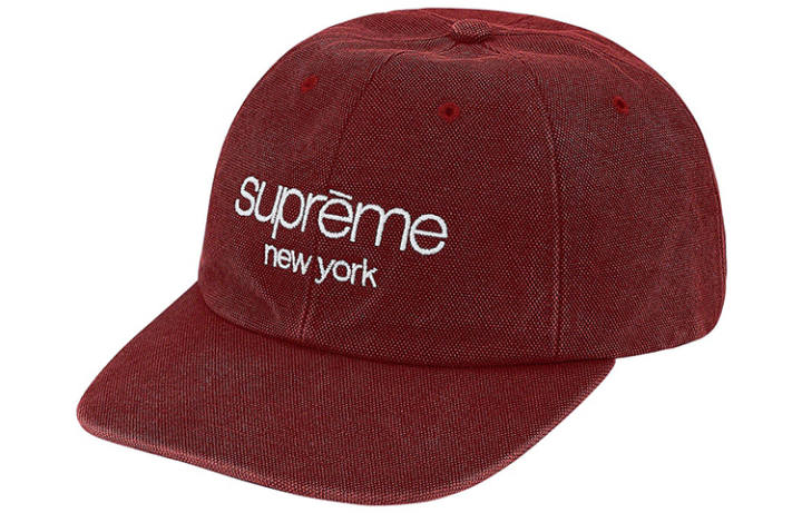 Supreme Supreme Corduroy Classic Logo 6 Panel Cap