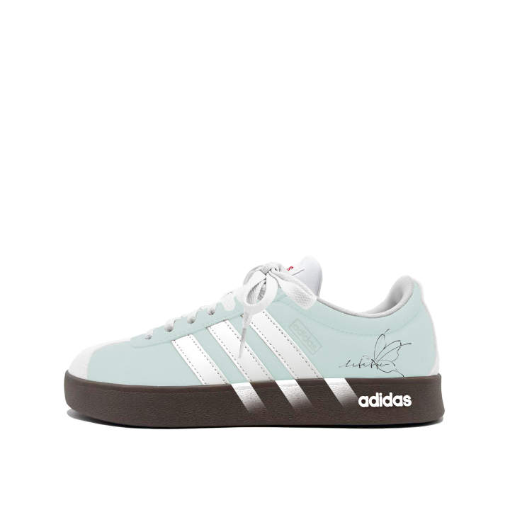 Adidas Adidas VL COURT 2.0 German Army Trainers Women's Low Top Cyan