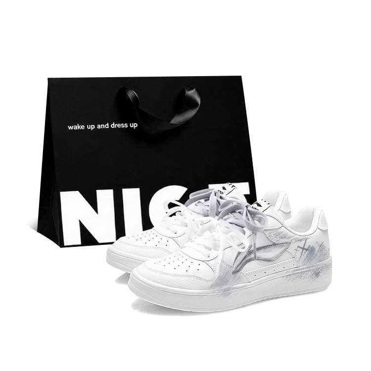 Li-Ning Li Ning Floating Boat Skateboard Shoes Unisex Low Top Gray