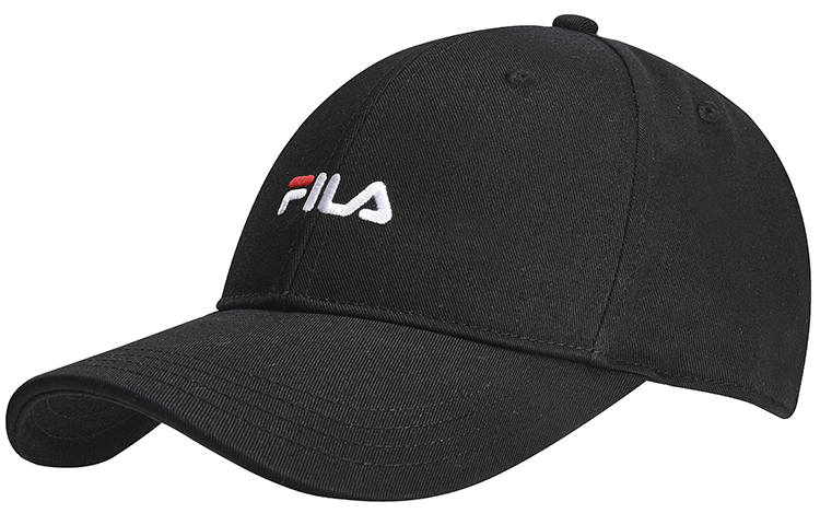 FILA Cotton Baseball Caps Unisex Black