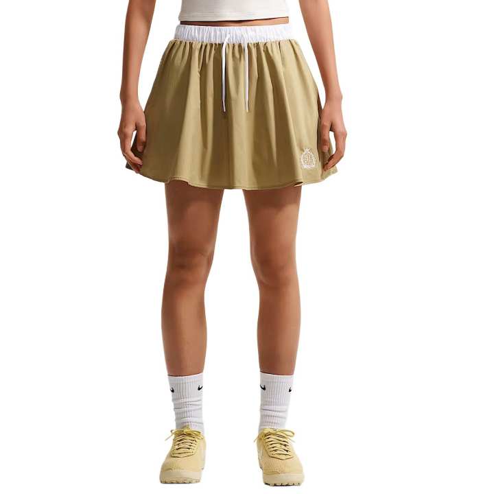 Nike Nike Casual Short Skirts Women's Khaki/White Moderate Short Skirt