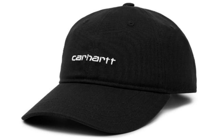 Carhartt WIP Cotton Baseball Caps Unisex Black