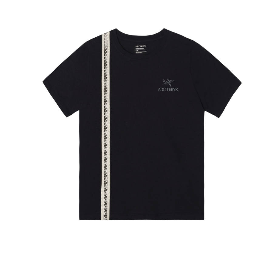 Arcteryx KRAGG T Shirts Unisex Black/Black Crew Neck Thin