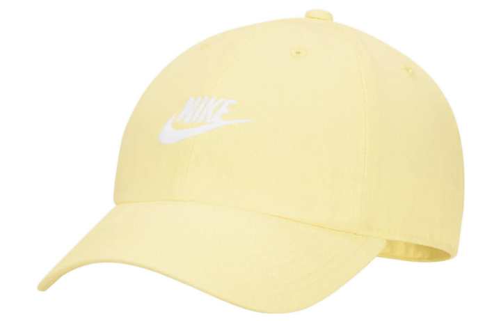Nike Nike Cotton, Polyester Baseball Caps Unisex Beige Yellow