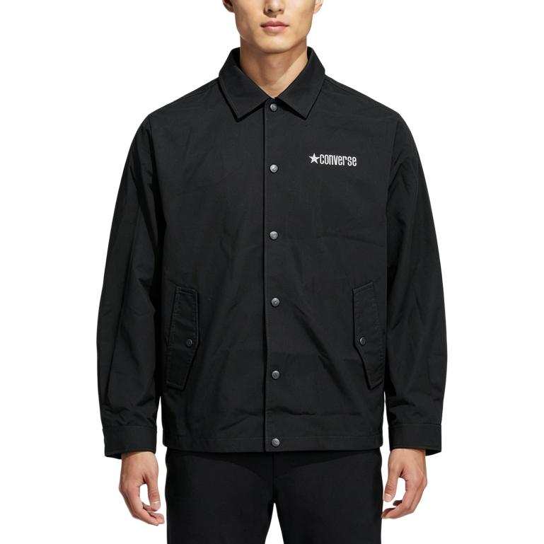 Converse Converse Jackets Men's Black Lapel Moderate