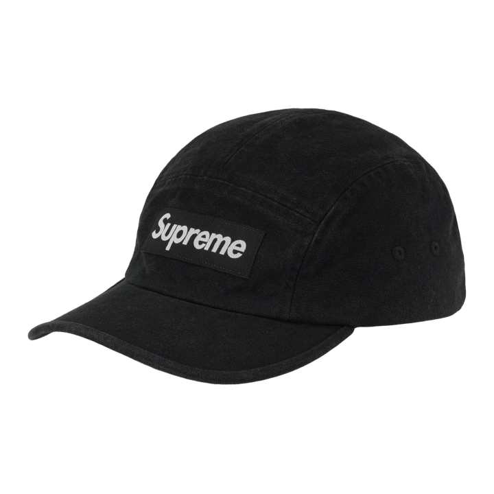 Supreme Supreme Cotton Baseball Caps Unisex Black