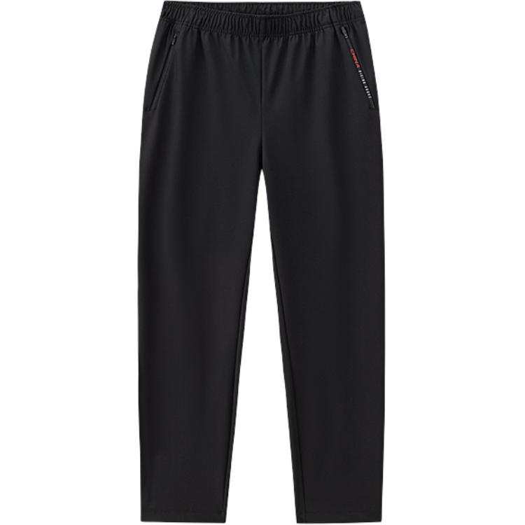 ANTA Variety Training Collection Knitted Sweatpants Men's Black Moderate