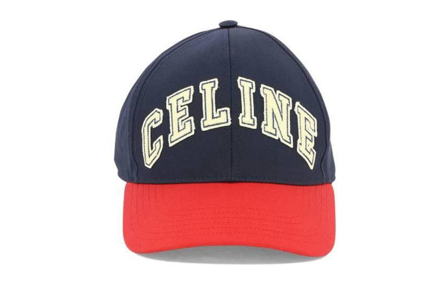 CELINE CELINE Logo Patch Baseball Cap