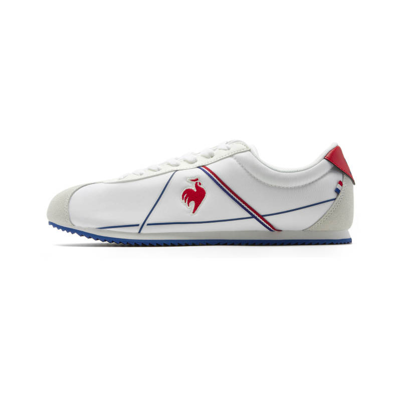 Le Coq Sportif M Naturel Casual Shoes Unisex Low Top White/Red/Blue, Blue/White/Red
