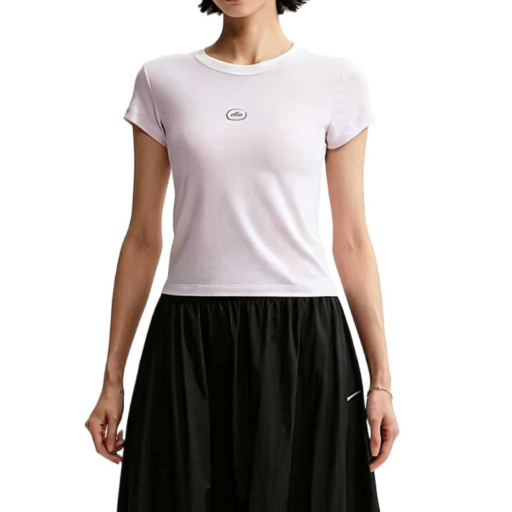 Nike Nike Sportswear T Shirts Women's Bleached Lilac Crew Neck