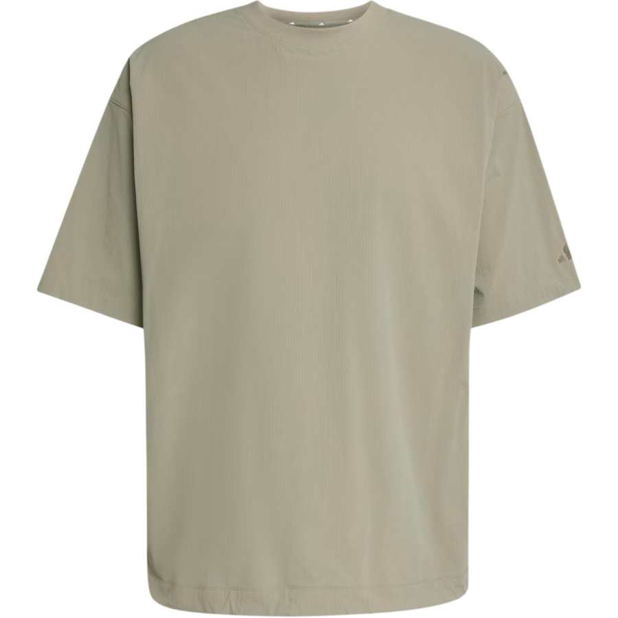Adidas Adidas T Shirts Men's Silver Pebble Crew Neck Moderate