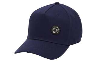 PHILIPP PLEIN Logo patch Baseball Cap