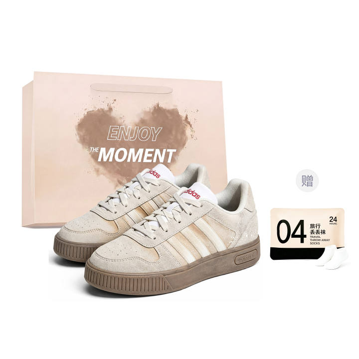 Adidas Adidas D PAD Skateboard Shoes Unisex Low Top Beige/White/Brown