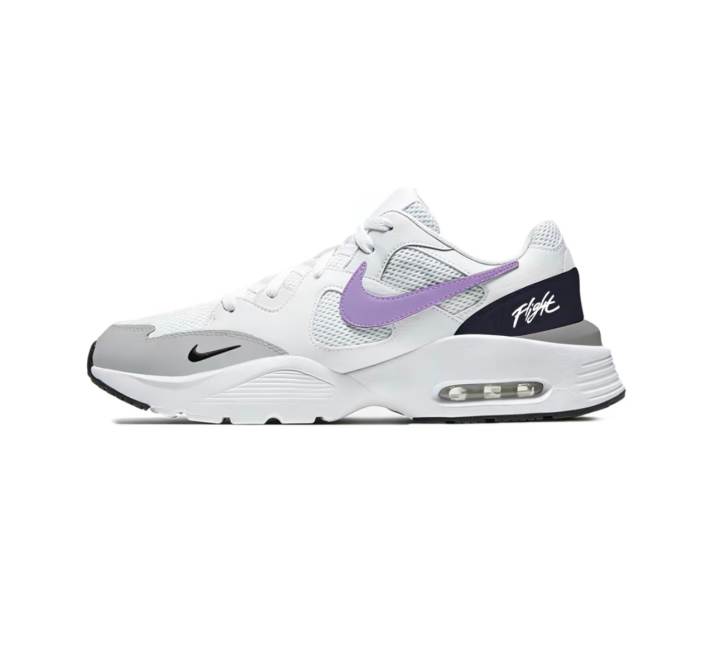 Nike Nike Air Max Fusion Running Shoes Unisex Low Top White, Purple, Gray & Black