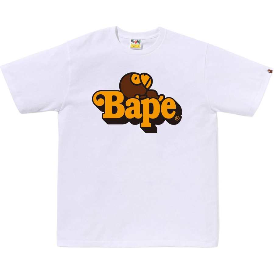 A BATHING APE FW26 T Shirts Unisex Crew Neck Straight Fit