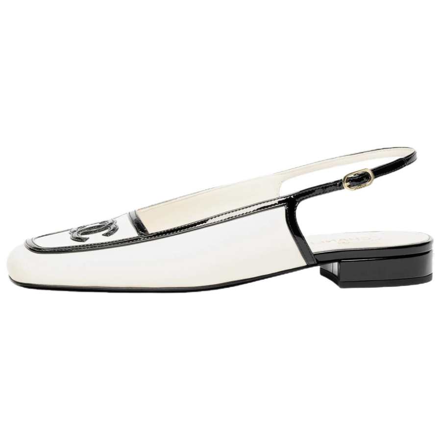 CHANEL Women's Casual Shoes Women's White & Black